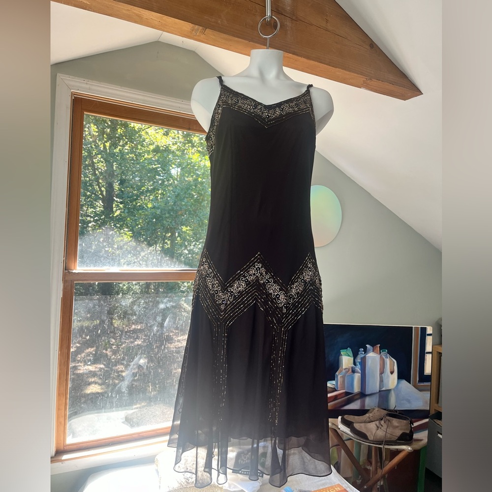 90s Y2K JKARA Beaded Dress